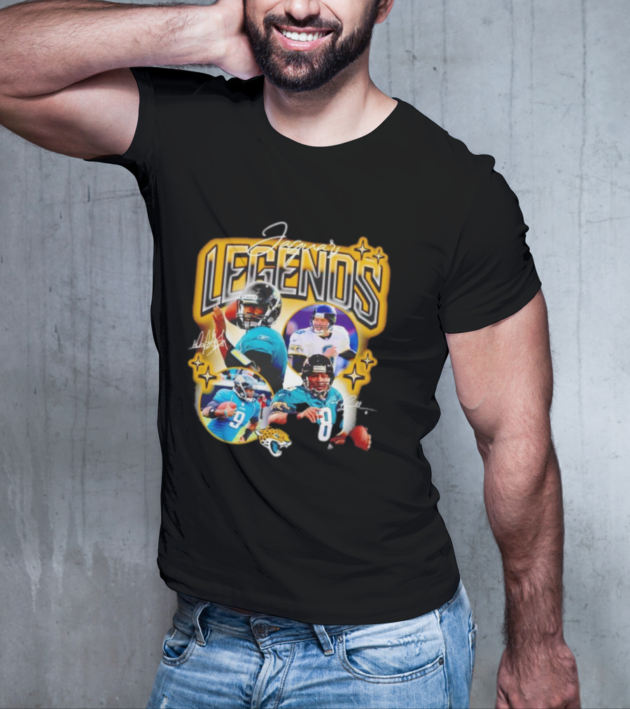Jaguars Legends Signatures Legendary Football Heroes T-Shirt