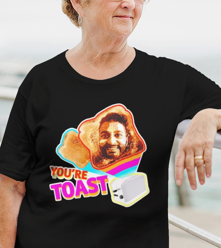 You're Toast Jonny Fairplay Toaster Face Image T-Shirt