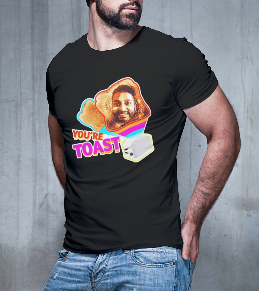 You're Toast Jonny Fairplay Toaster Face Image T-Shirt
