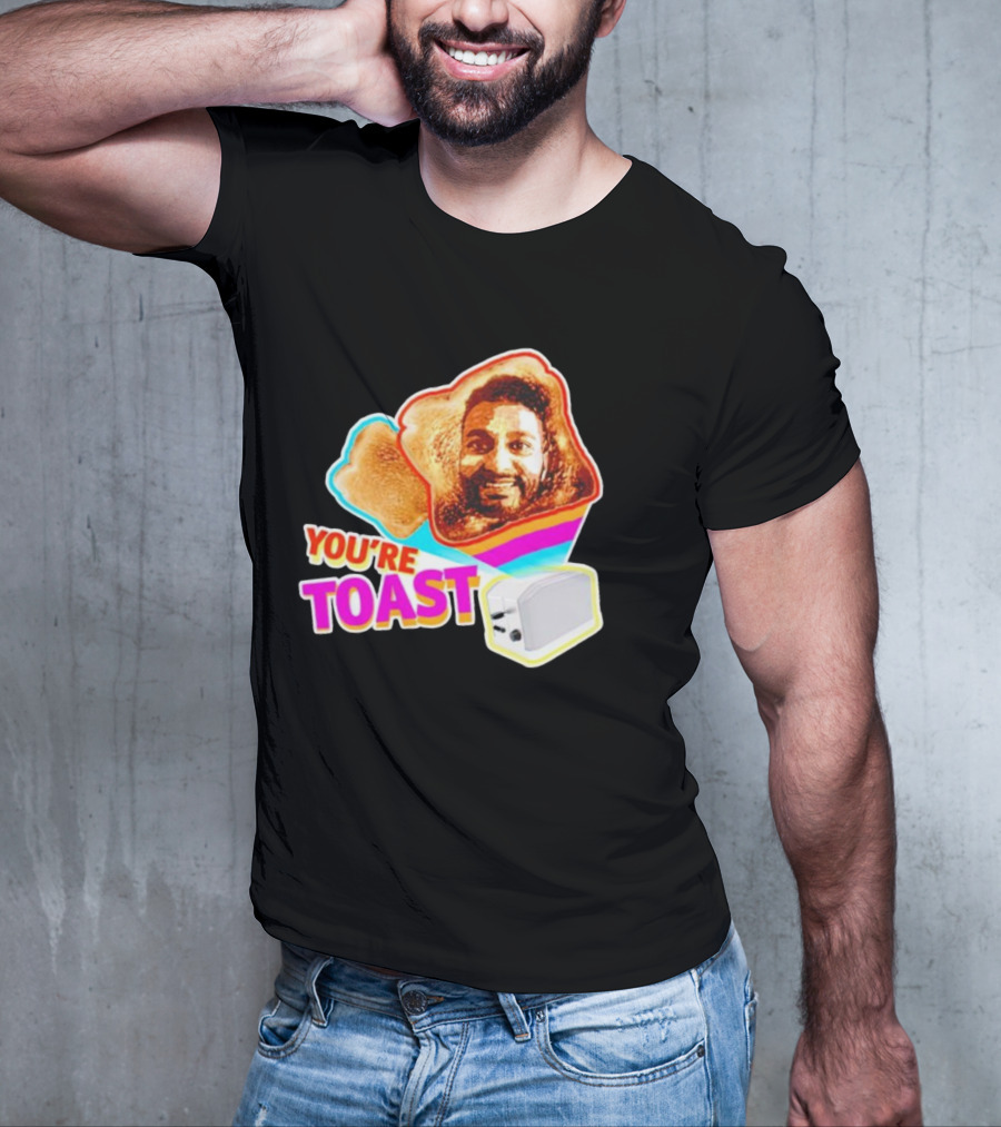 You're Toast Jonny Fairplay Toaster Face Image T-Shirt