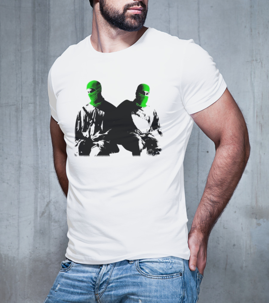 Mansionz Mask Green Neon Duo T-Shirt