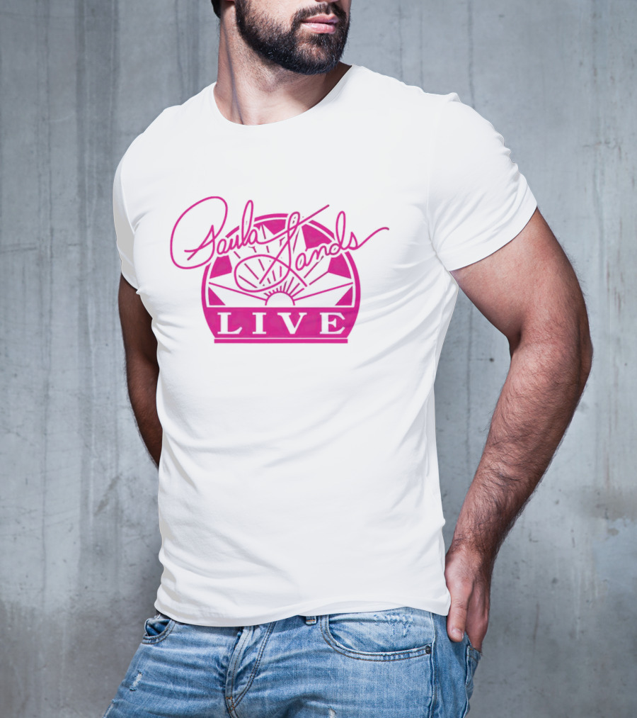 Paula Sands Live Pink Script With Sunrise T-Shirt