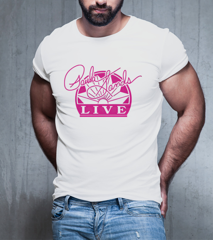 Paula Sands Live Pink Script With Sunrise T-Shirt