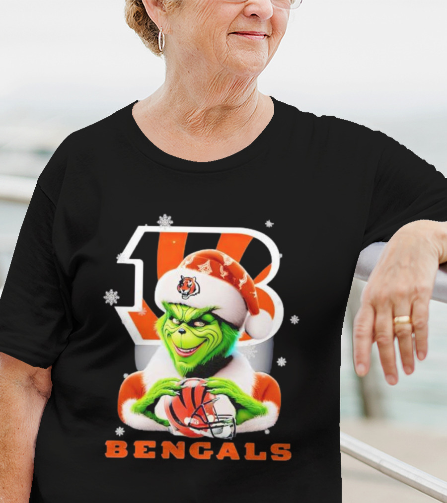 Grinch Cincinnati Bengals Christmas T-Shirt