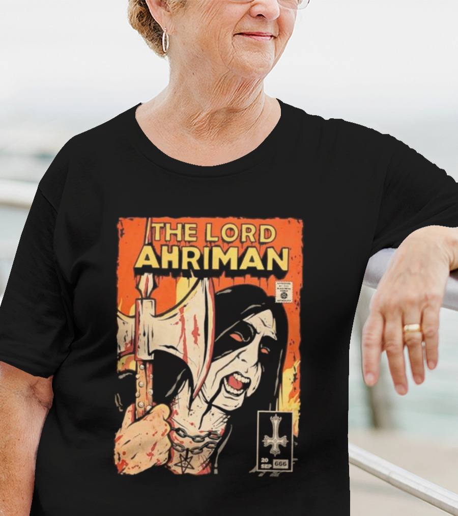 The Lord Ahriman Comic Axe Blood 20 Sep 666 Cover T-Shirt