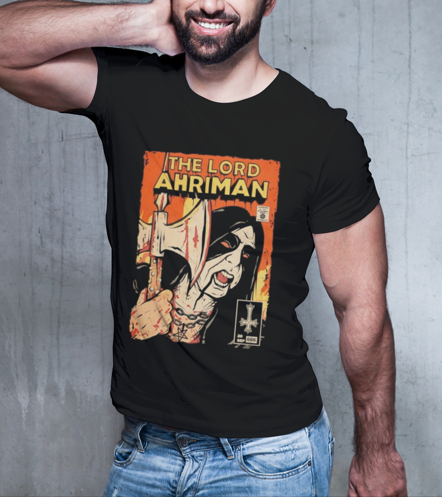 The Lord Ahriman Comic Axe Blood 20 Sep 666 Cover T-Shirt