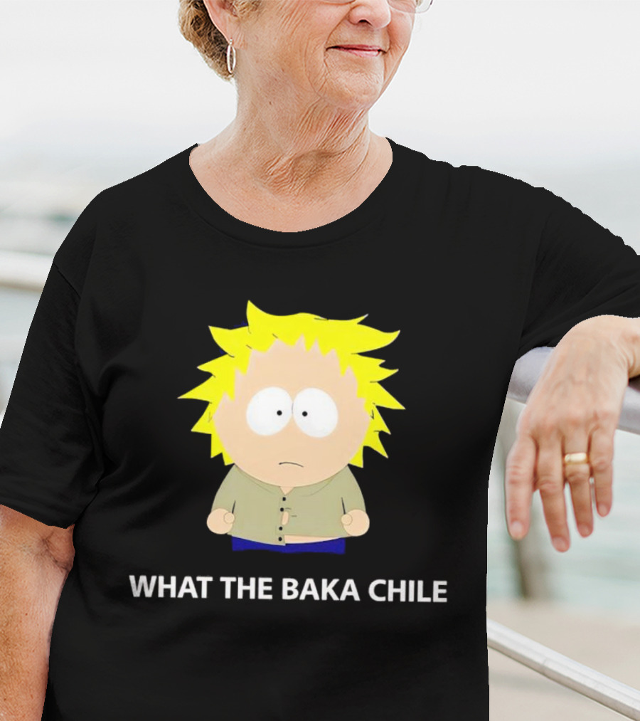WHAT THE BAKA CHILE South Park Style Character T-Shirt