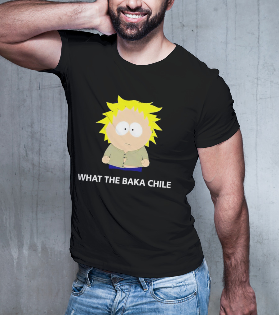WHAT THE BAKA CHILE South Park Style Character T-Shirt