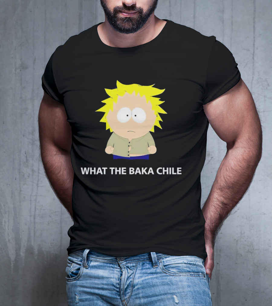 WHAT THE BAKA CHILE South Park Style Character T-Shirt