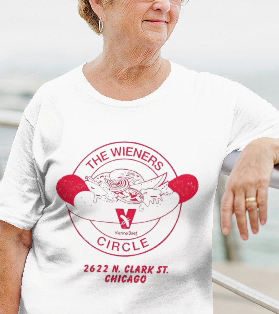 Jason Kelce Vienna Beef The Wieners Circle 2622 N Clark St Chicago T-Shirt