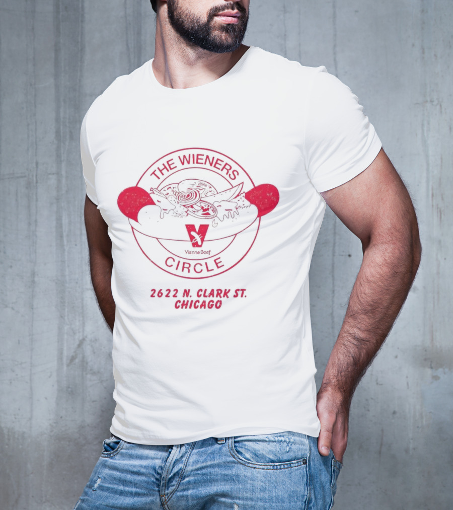 Jason Kelce Vienna Beef The Wieners Circle 2622 N Clark St Chicago T-Shirt