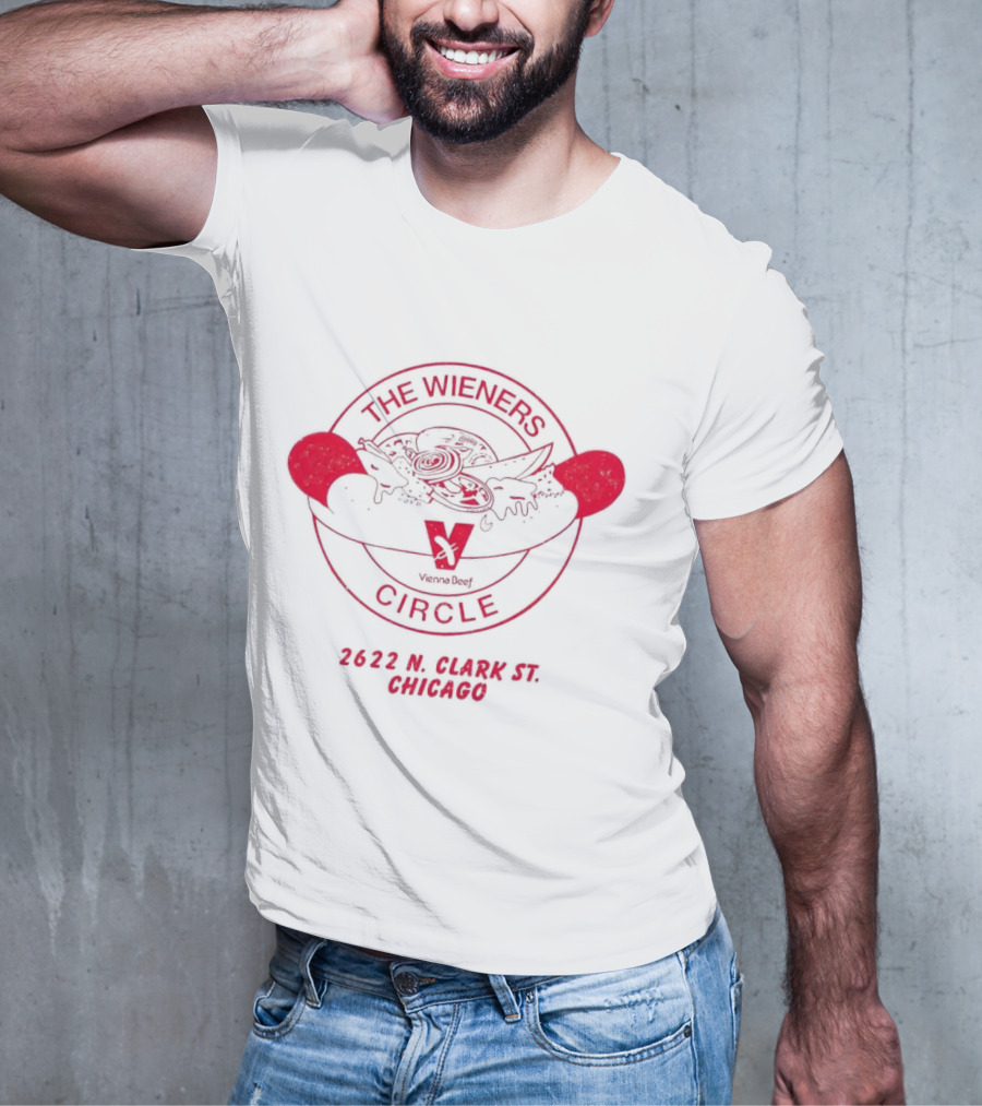 Jason Kelce Vienna Beef The Wieners Circle 2622 N Clark St Chicago T-Shirt
