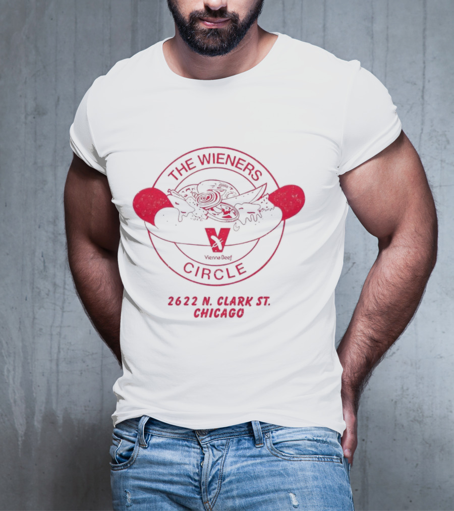 Jason Kelce Vienna Beef The Wieners Circle 2622 N Clark St Chicago T-Shirt