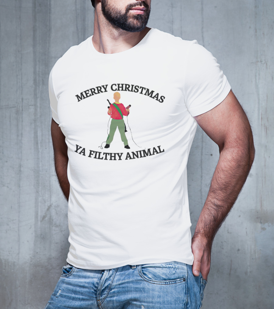 Merry Christmas Ya Filthy Animal Kevin McCallister Home Alone T-Shirt