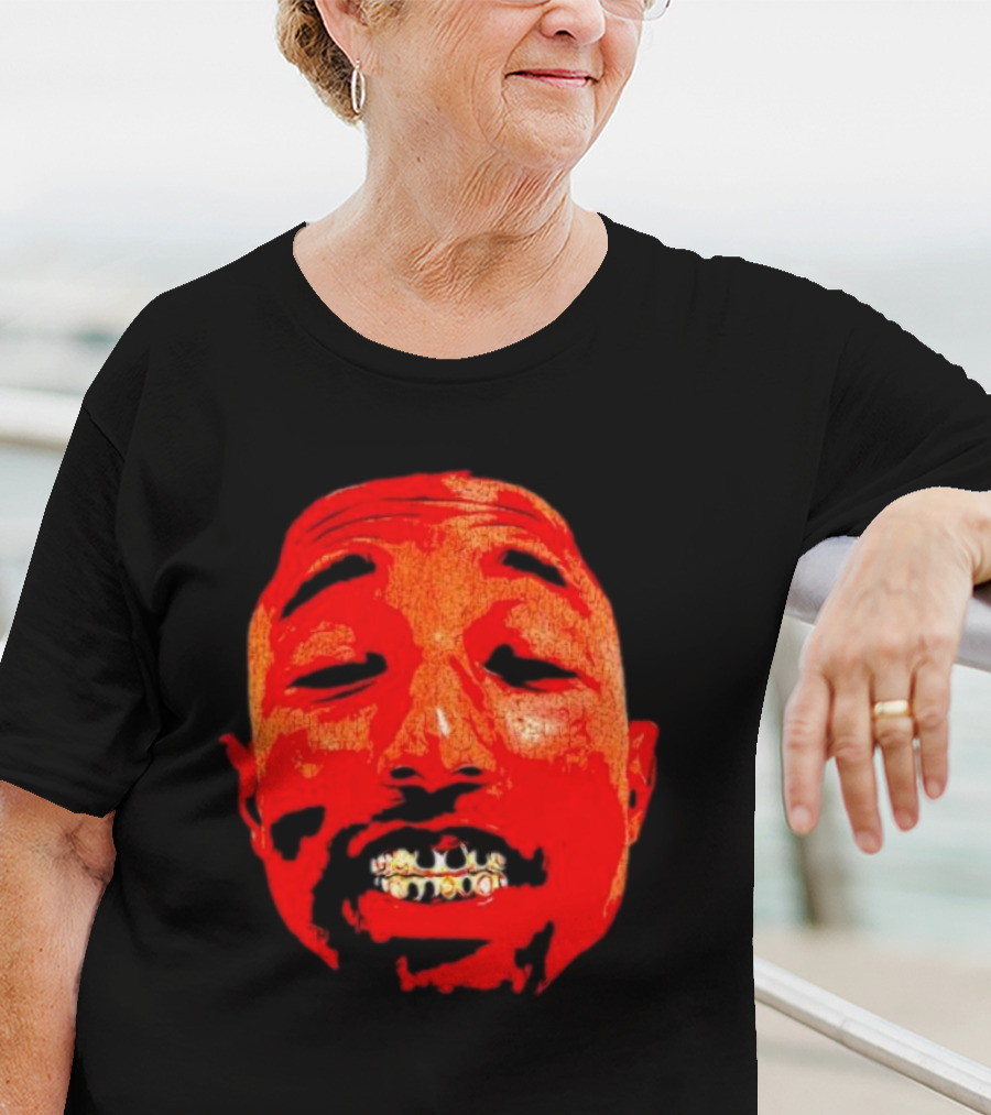 Pharrell Suicide Wrist Red Tee Face Grills T-Shirt