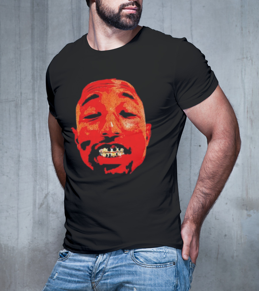 Pharrell Suicide Wrist Red Tee Face Grills T-Shirt