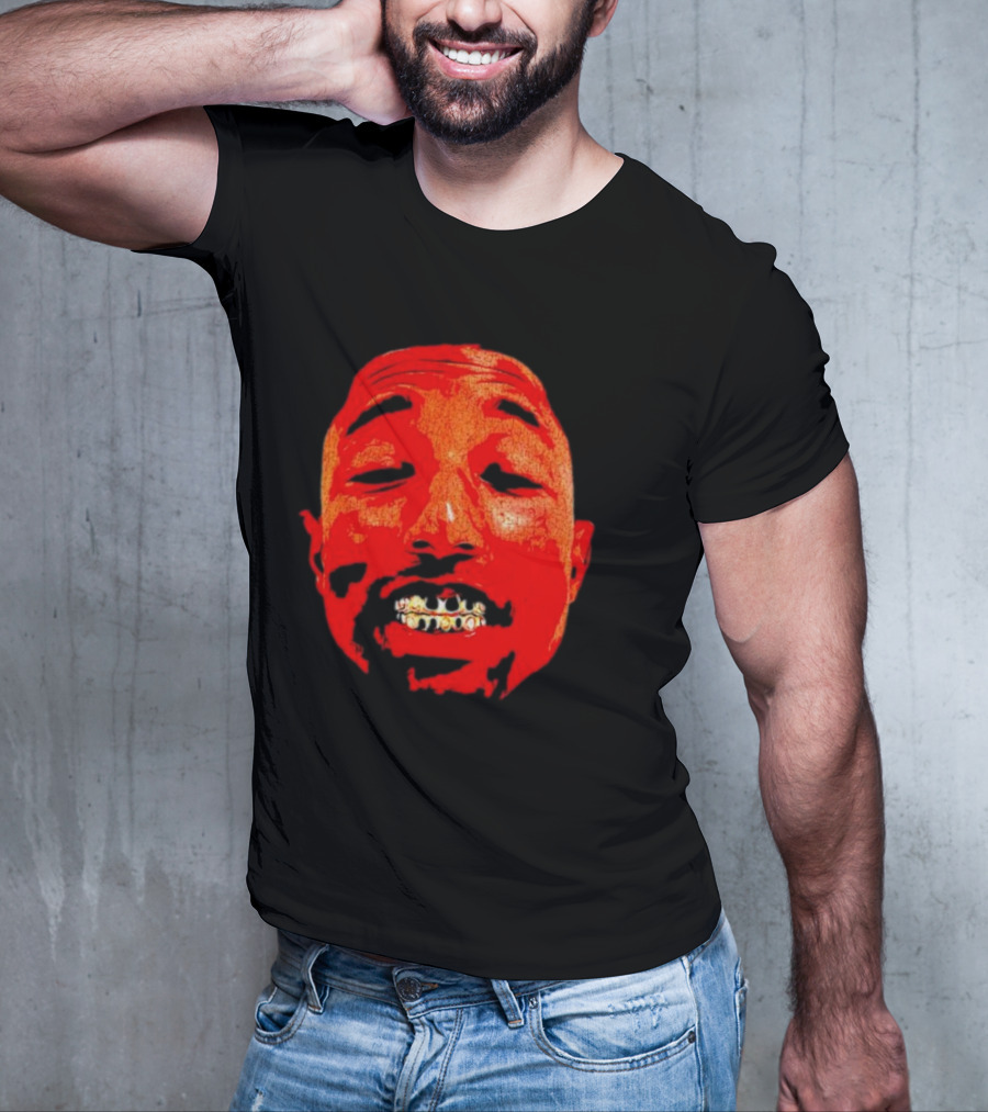 Pharrell Suicide Wrist Red Tee Face Grills T-Shirt