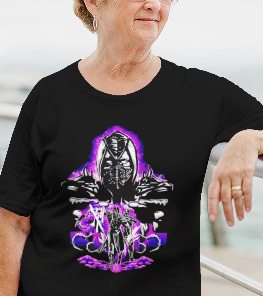 Noob Saibot's Shadow Assault With Purple Aura T-Shirt