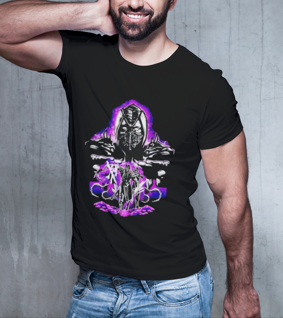 Noob Saibot's Shadow Assault With Purple Aura T-Shirt