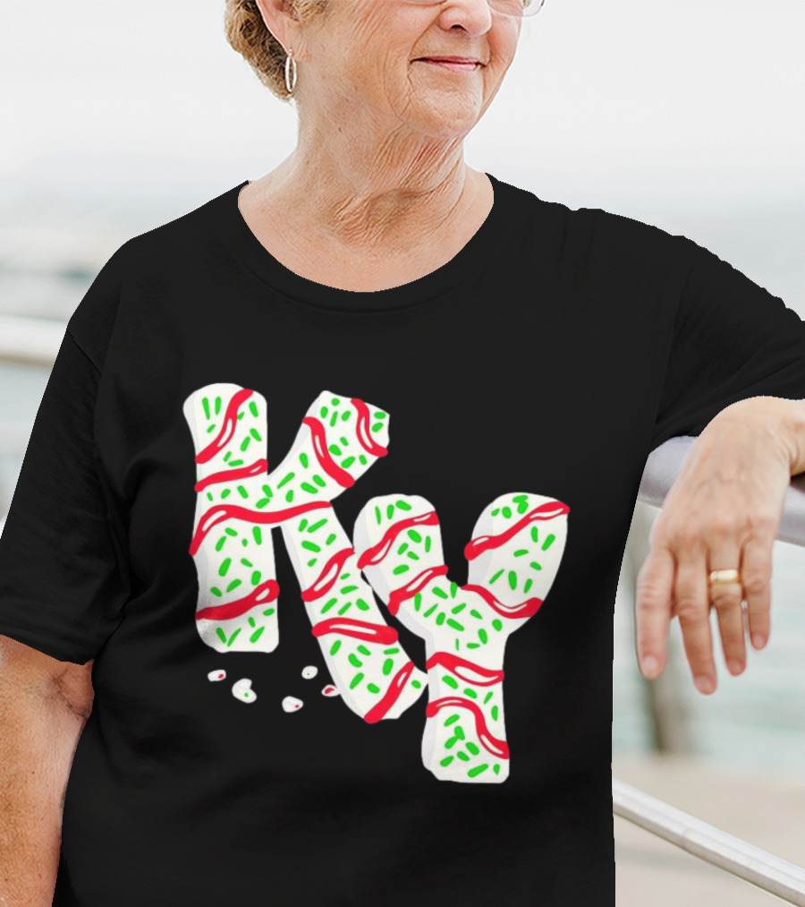 Christmas Treat KY Candy Cane-Inspired T-Shirt