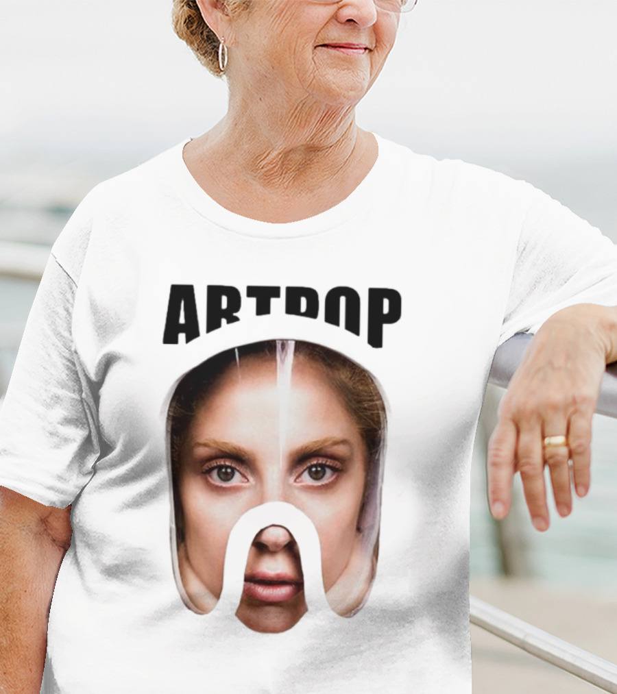 Lady Gaga Artpop Face Mask T-Shirt
