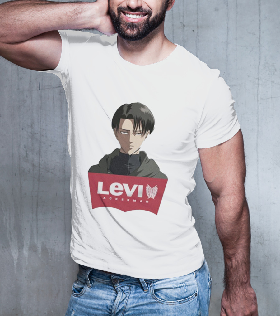 Levi Ackerman Anime Character Iconic T-Shirt