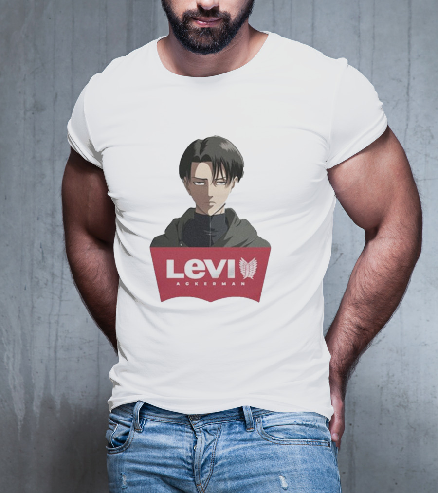 Levi Ackerman Anime Character Iconic T-Shirt