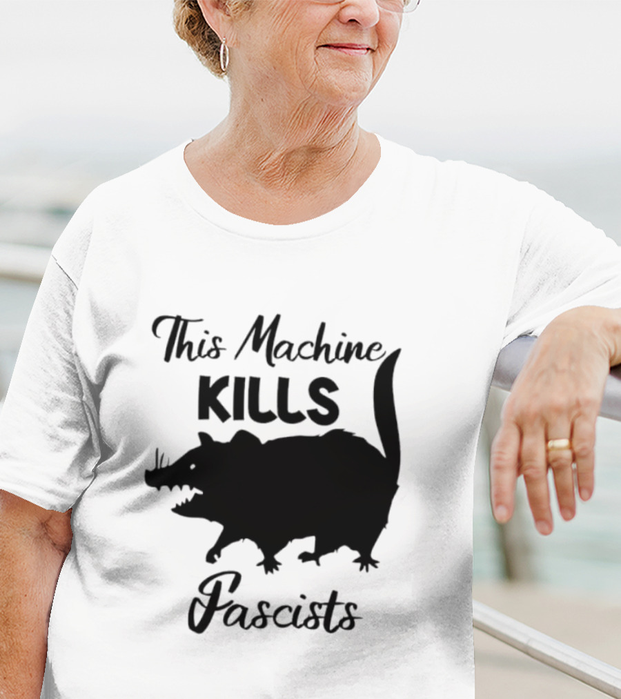 This Machine Kills Fascists Rat T-Shirt