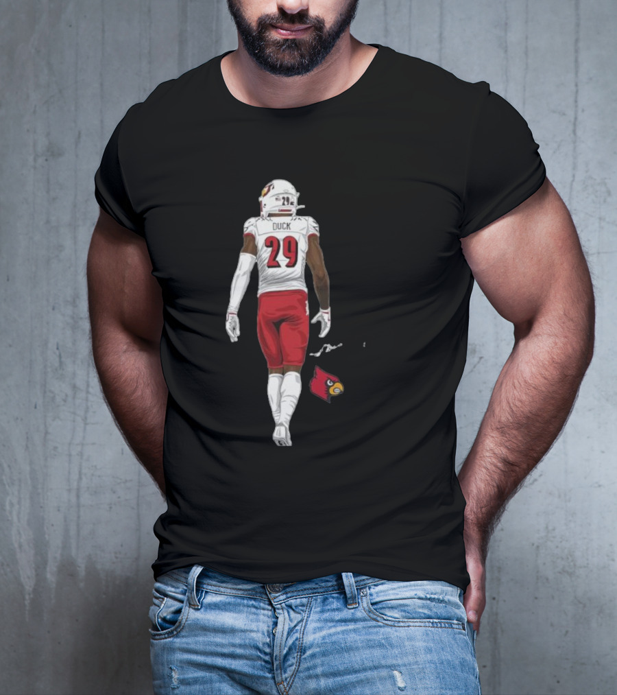 Storm Duck Louisville Cardinals Football Player Number 29 T-Shirt