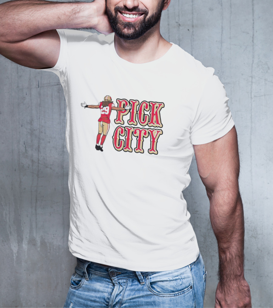 Talanoa Hufanga Pick City 49ers T-Shirt