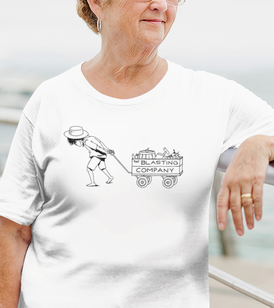 The Blasting Company Wagon Pull T-Shirt