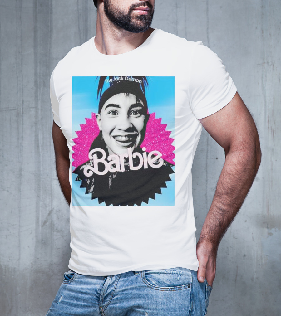 The Kick Demon Barbie Iconic Bold Face T-Shirt