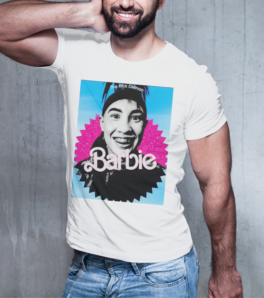 The Kick Demon Barbie Iconic Bold Face T-Shirt