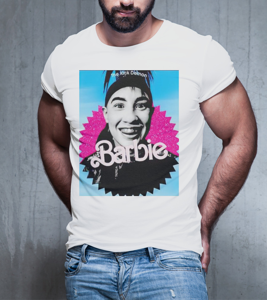 The Kick Demon Barbie Iconic Bold Face T-Shirt