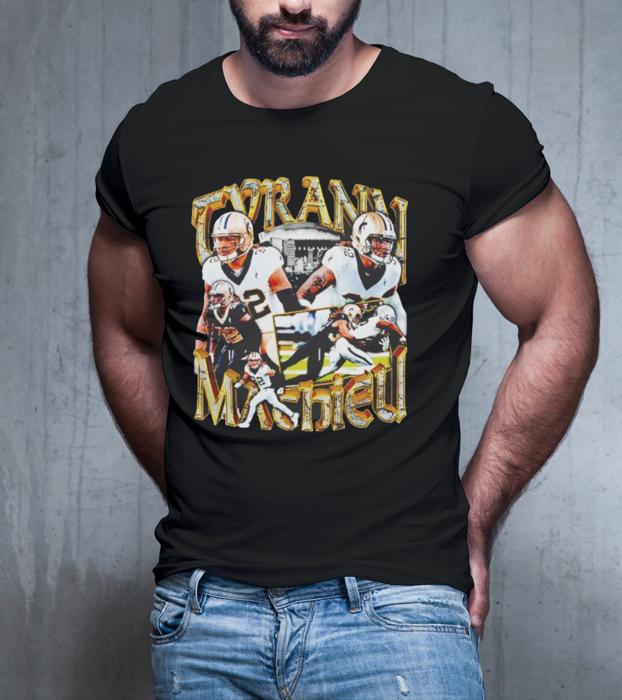Tyrann Mathieu Football Legends New Orleans Dreams T-Shirt