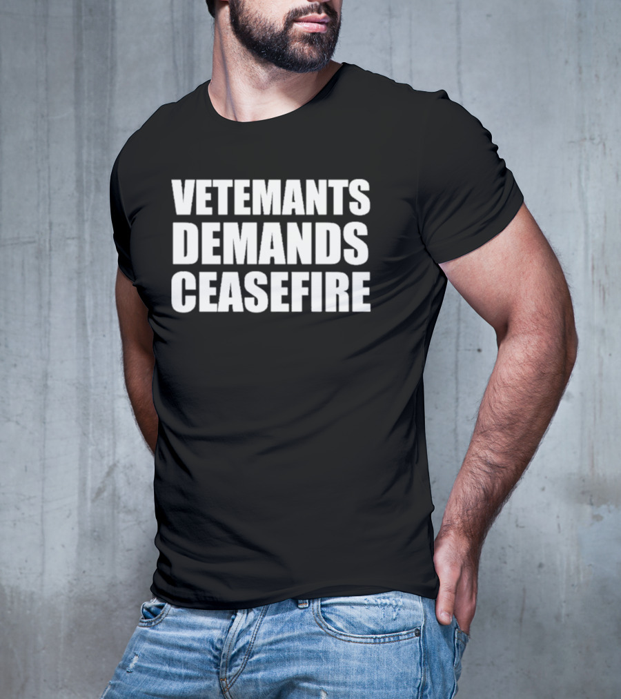 Vetements Demands Ceasefire T-Shirt