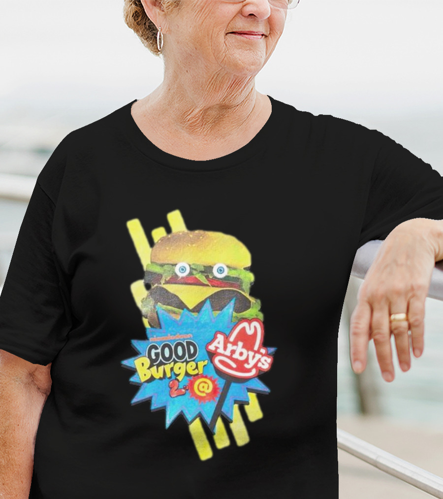 Nickelodeon Good Burger 2 Arby’s Crossover Promo Burger Character T-Shirt