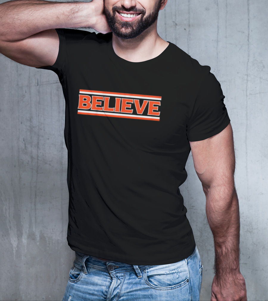 Cleveland Browns Believe Football T-Shirt