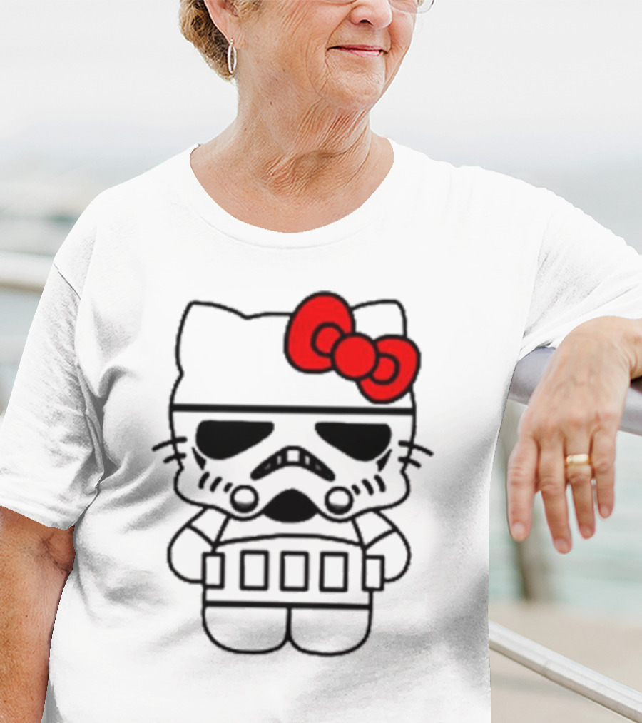 Hello Kitty Star Wars Stormtrooper Crossover T-Shirt