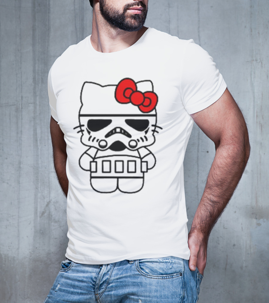 Hello Kitty Star Wars Stormtrooper Crossover T-Shirt