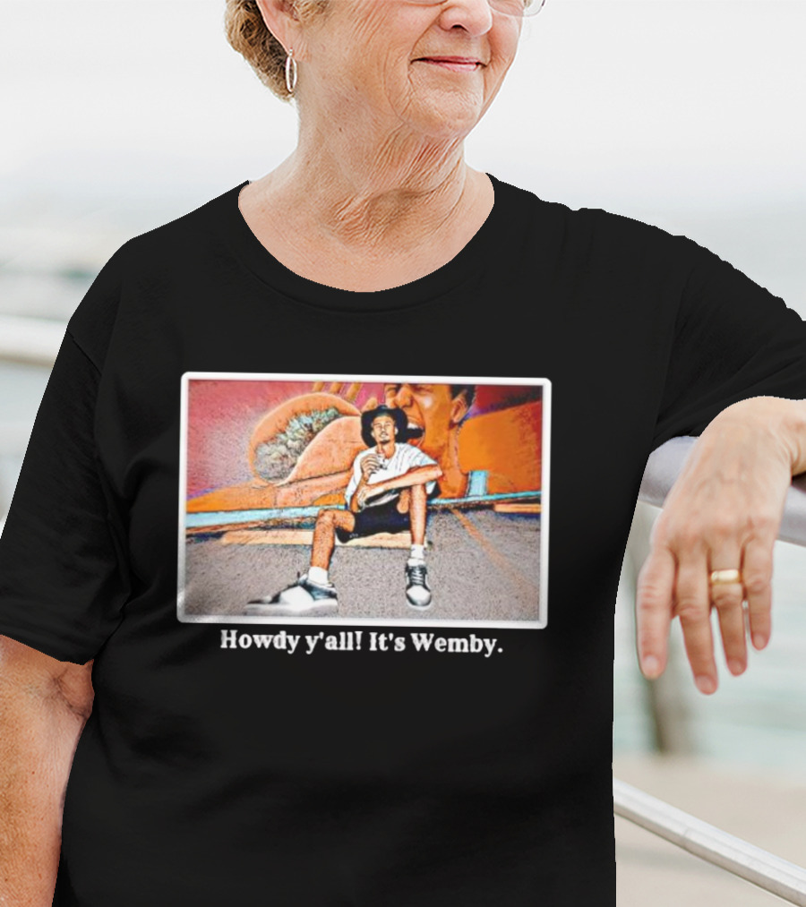 Howdy Y’all It’s Wemby Vintage Style Retro T-Shirt