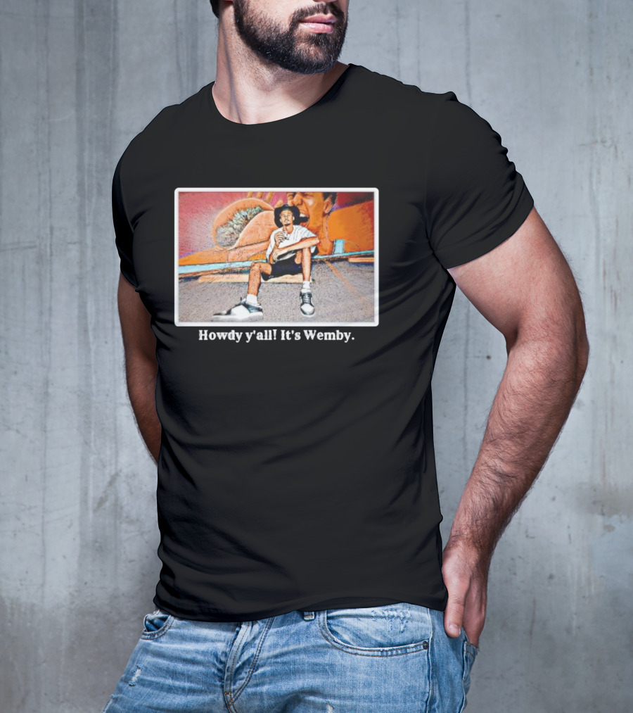 Howdy Y’all It’s Wemby Vintage Style Retro T-Shirt