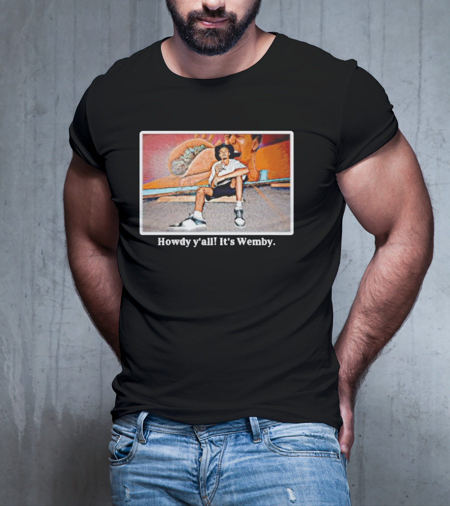 Howdy Y’all It’s Wemby Vintage Style Retro T-Shirt