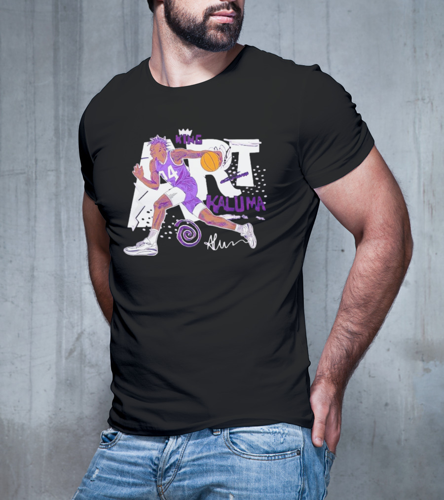 King Arthur Kaluma 14 Basketball Signature T-Shirt