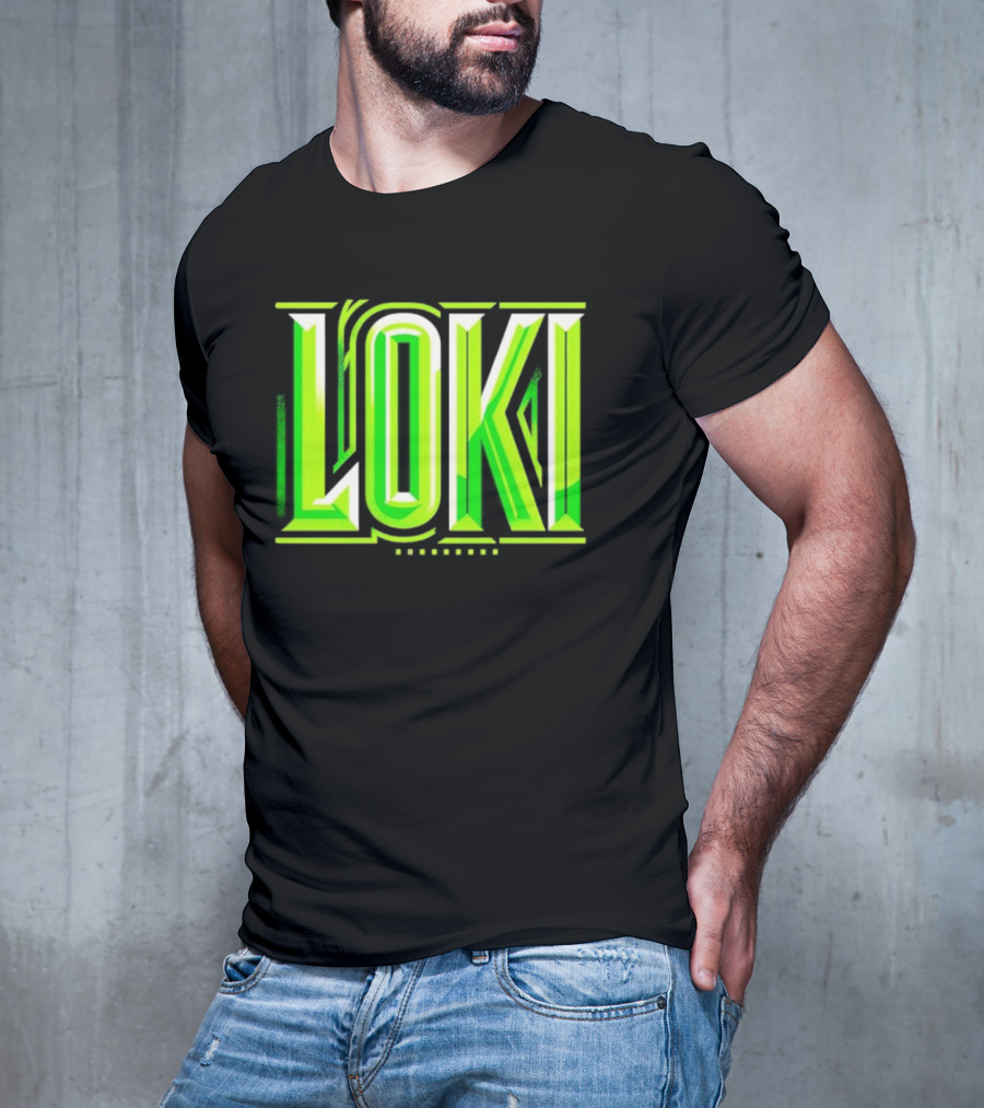 Loki Marvel Series Green Gradient T-Shirt