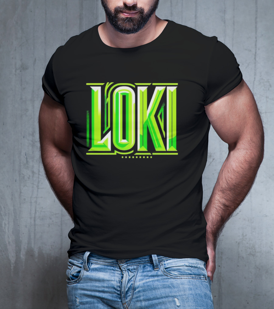 Loki Marvel Series Green Gradient T-Shirt