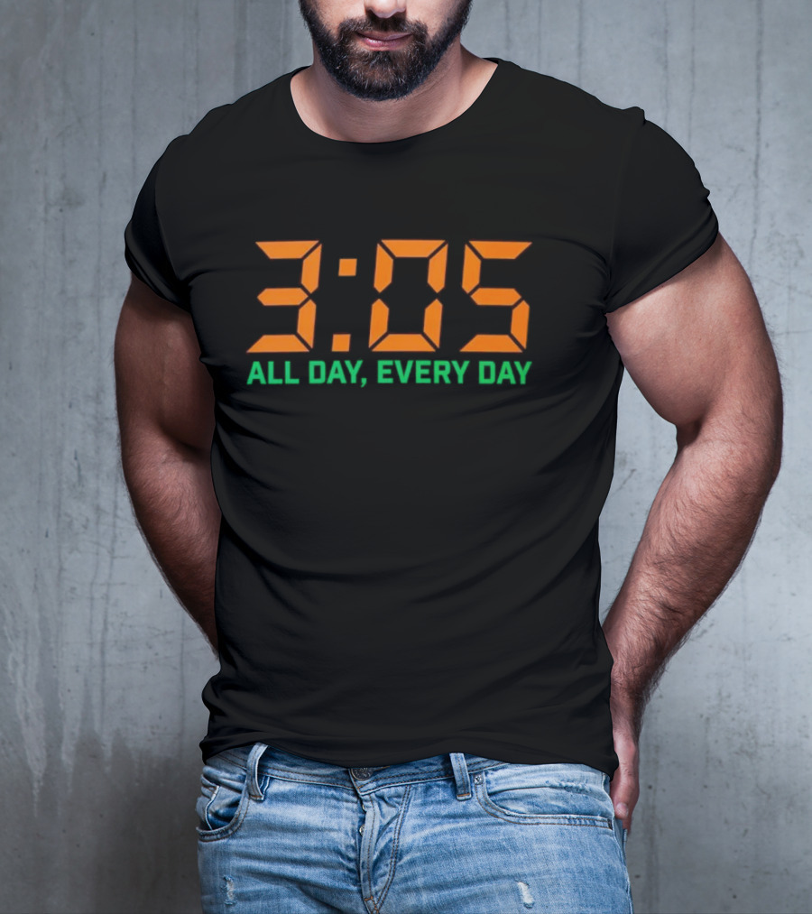 3:05 All Day Every Day Miami 305 T-Shirt