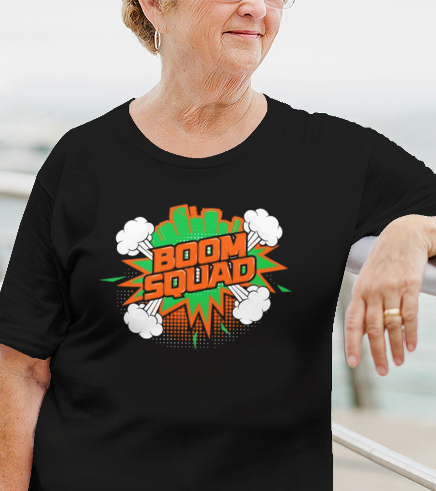 Miami Boom Squad Explosive Comic Style Burst T-Shirt
