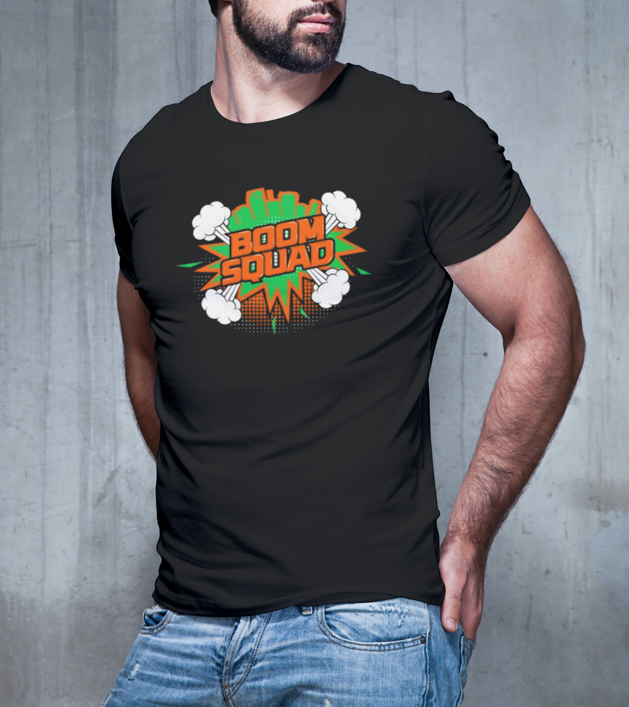 Miami Boom Squad Explosive Comic Style Burst T-Shirt