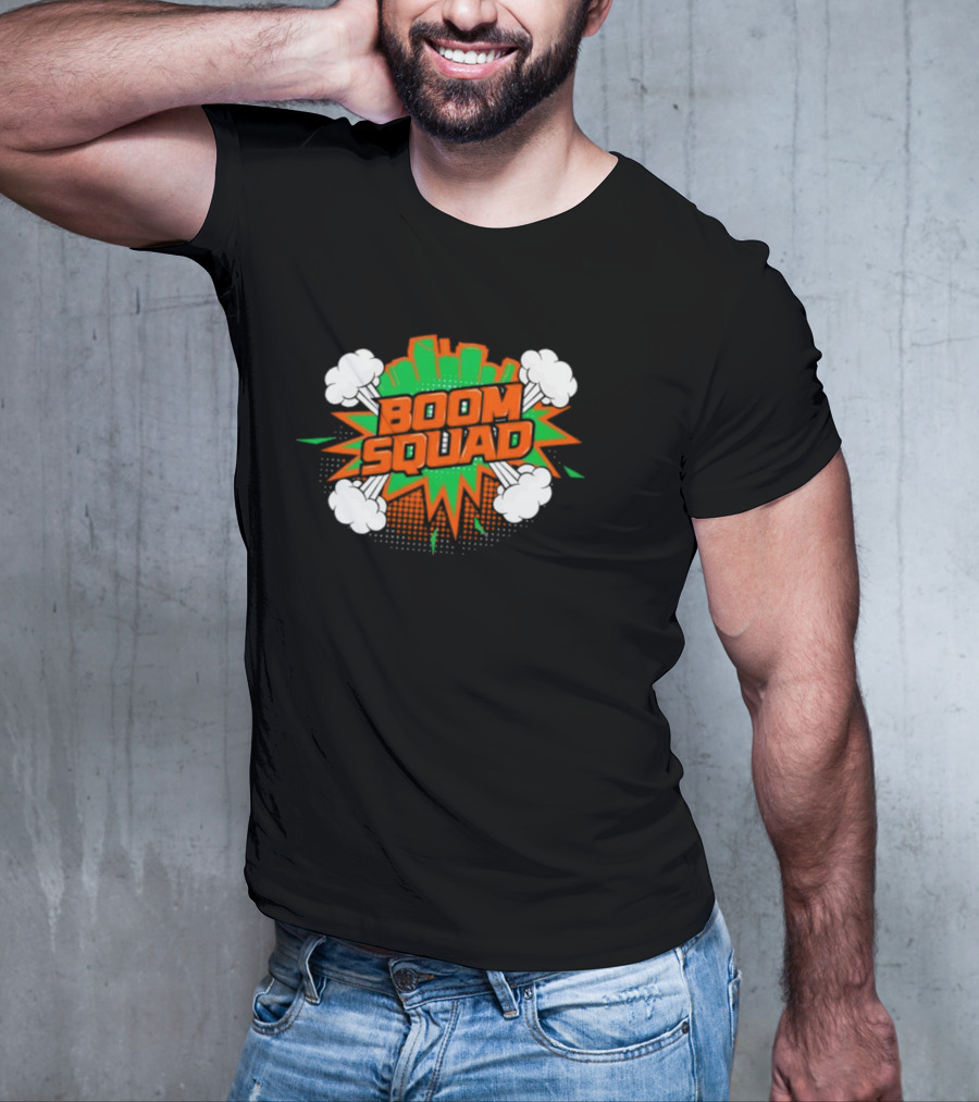 Miami Boom Squad Explosive Comic Style Burst T-Shirt